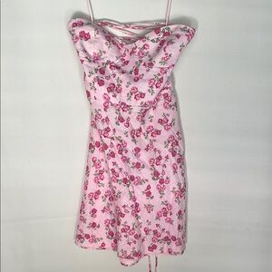 Zara Pink Floral Dress